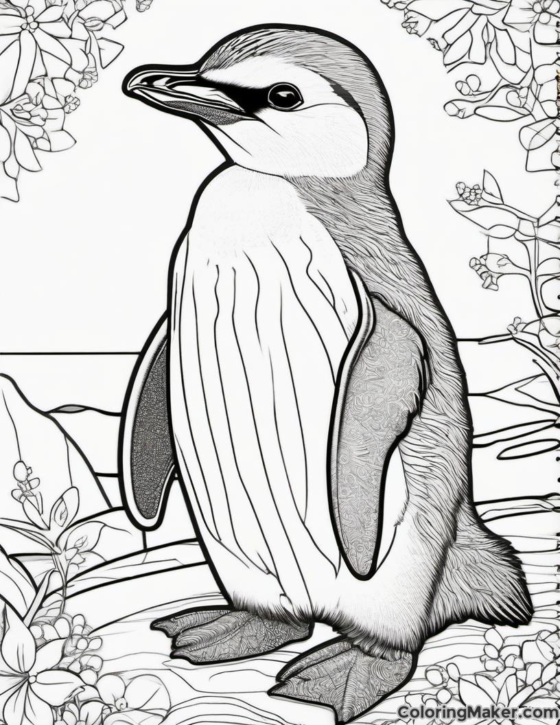 Penguin Coloring Pages