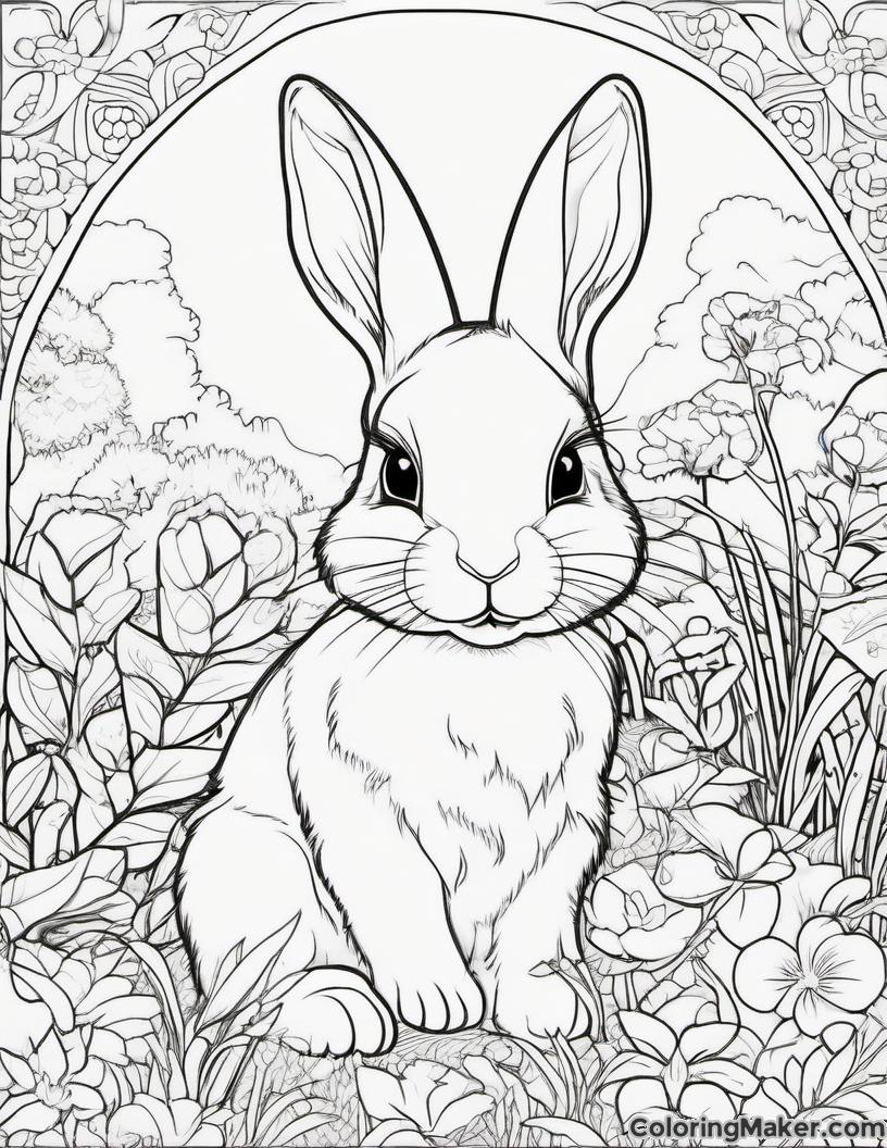Rabbit Coloring Pages