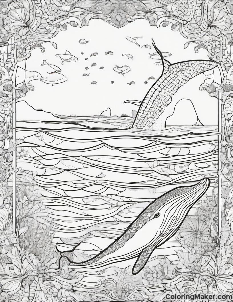 Whale Coloring Pages