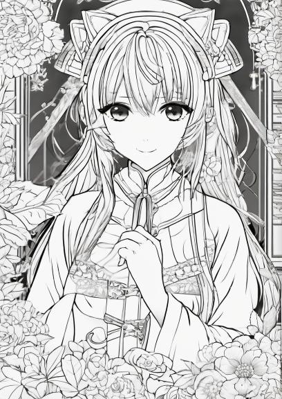 Anime Coloring Pages
