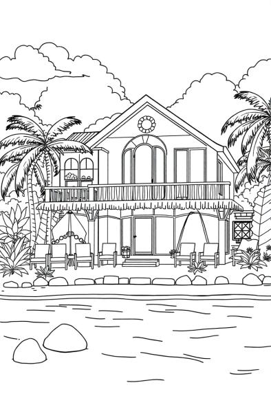 Beach Coloring Pages, 7 Free Printables