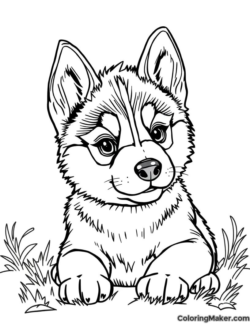 Husky Coloring Pages 6 Free Printables ColoringMaker Husky Coloring Pages 6 Free Printables ColoringMaker